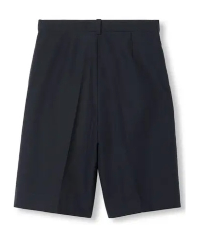 Gucci Belt-loop Wool Shorts In Black