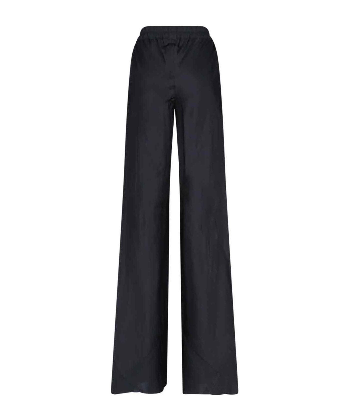Rick Owens Straight Pants In Black