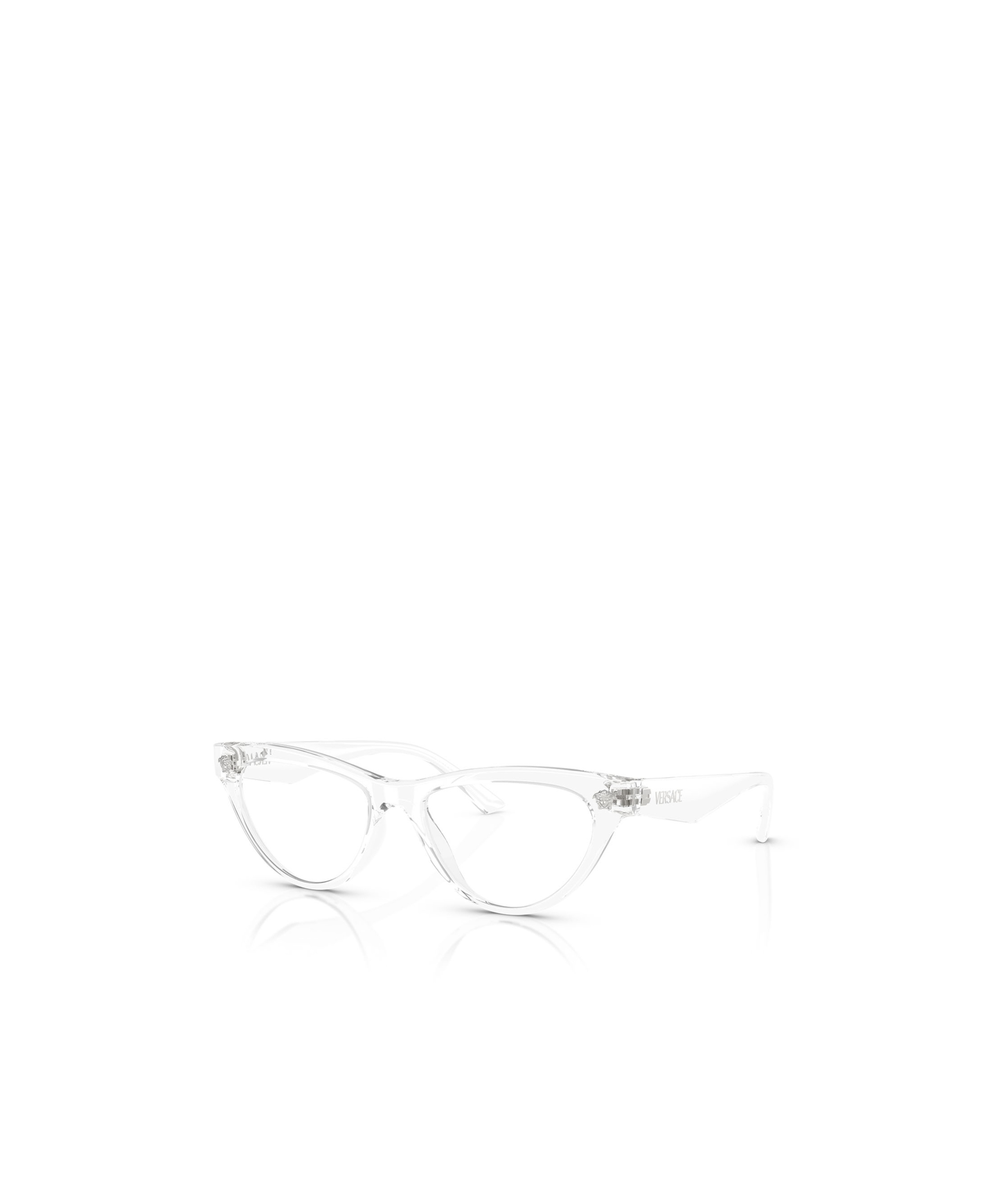 Versace Cat-eye Frame Flat Mirror In White