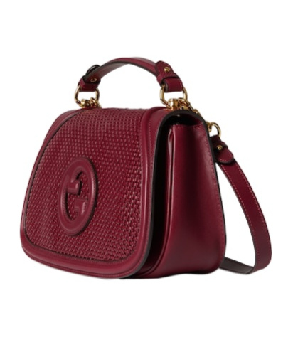 Gucci Blondie Large Top Handle Bag In Red
