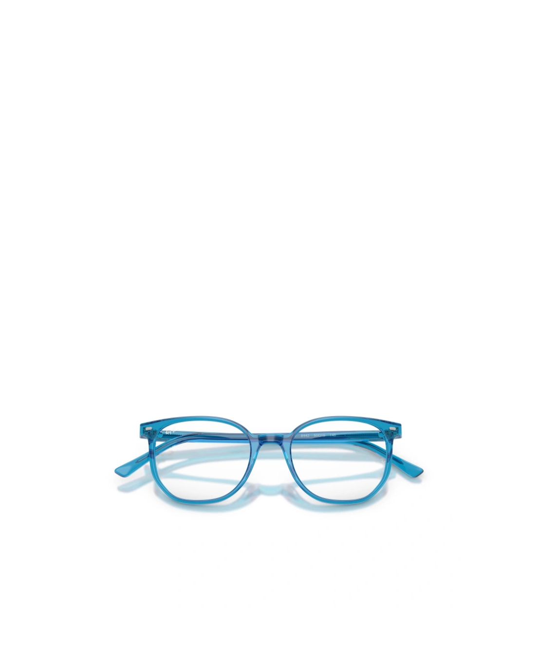 Ray Ban Geometric Frame Plain Mirror In Blue
