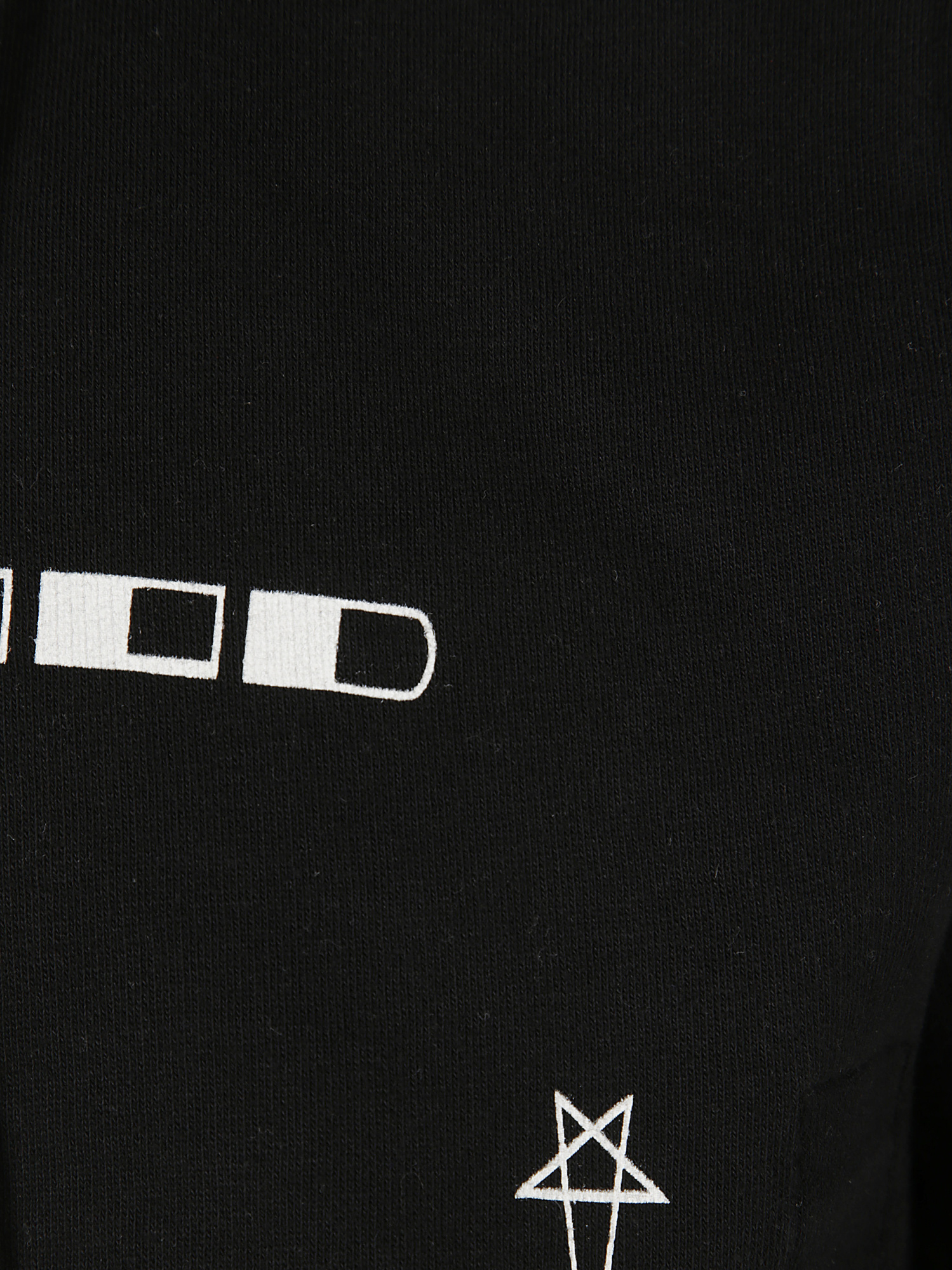 Shop Rick Owens Drkshdw Felpa Cropped Hoodie In Black