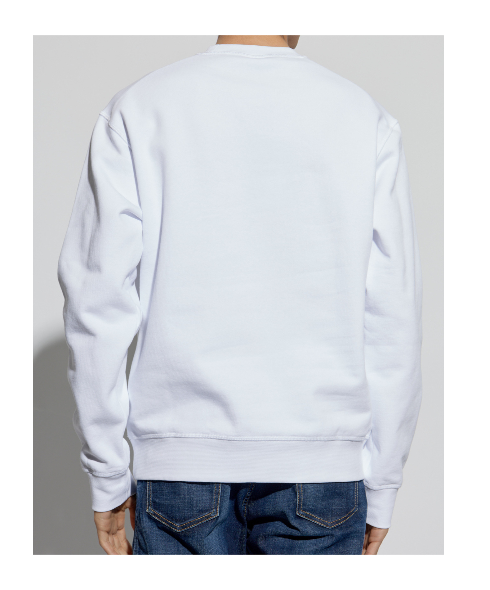 Shop Dsquared2 Logo-print Sweatshirt In White
