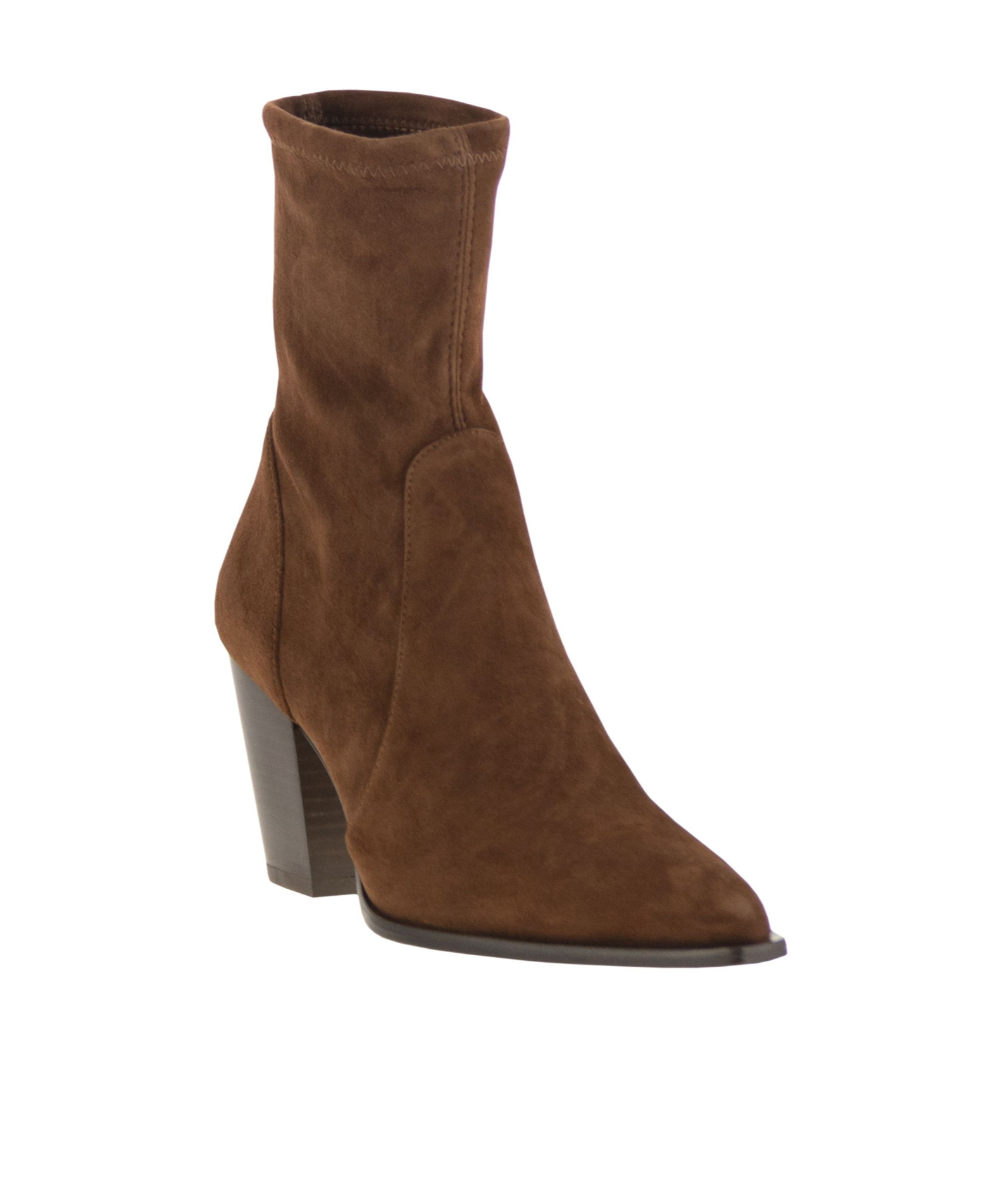 Stuart Weitzman Jolene - Suede Ankle Boots In Brown