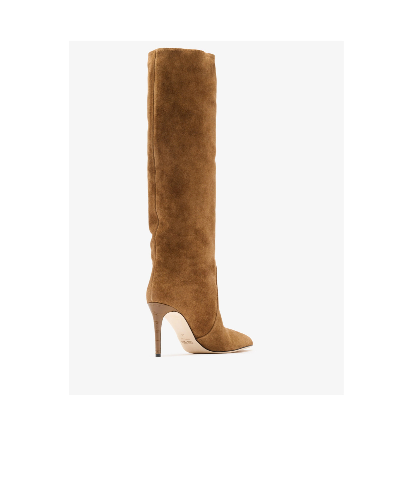 Paris Texas 85mm Suede Leather Knee-high Boots In Brown