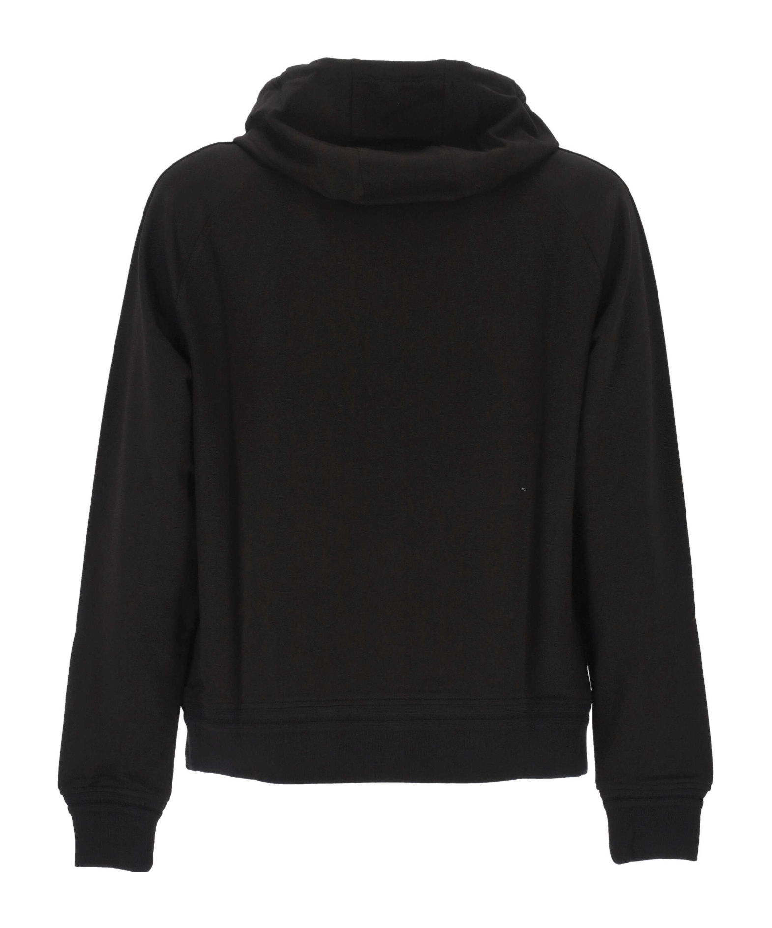 Zegna Drawstring Hooded Sweatshirt In Black