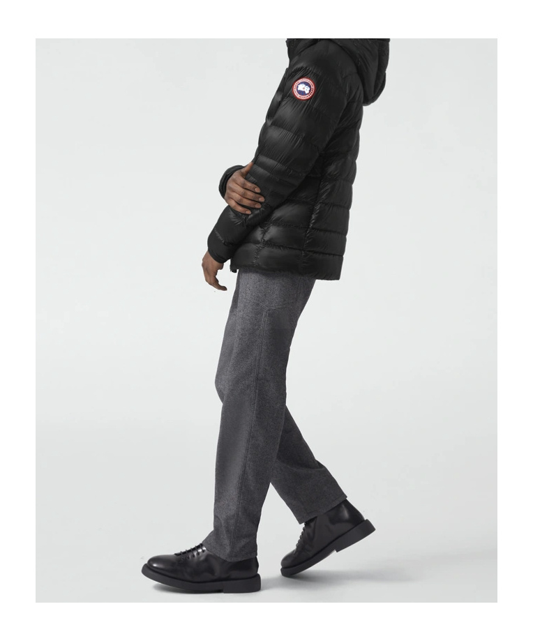 Shop Canada Goose Crofton Padded Down Jacket In Black