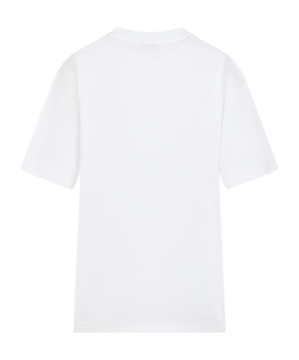 Moschino Graphic Print Crew Neck Short Sleeves Top In White