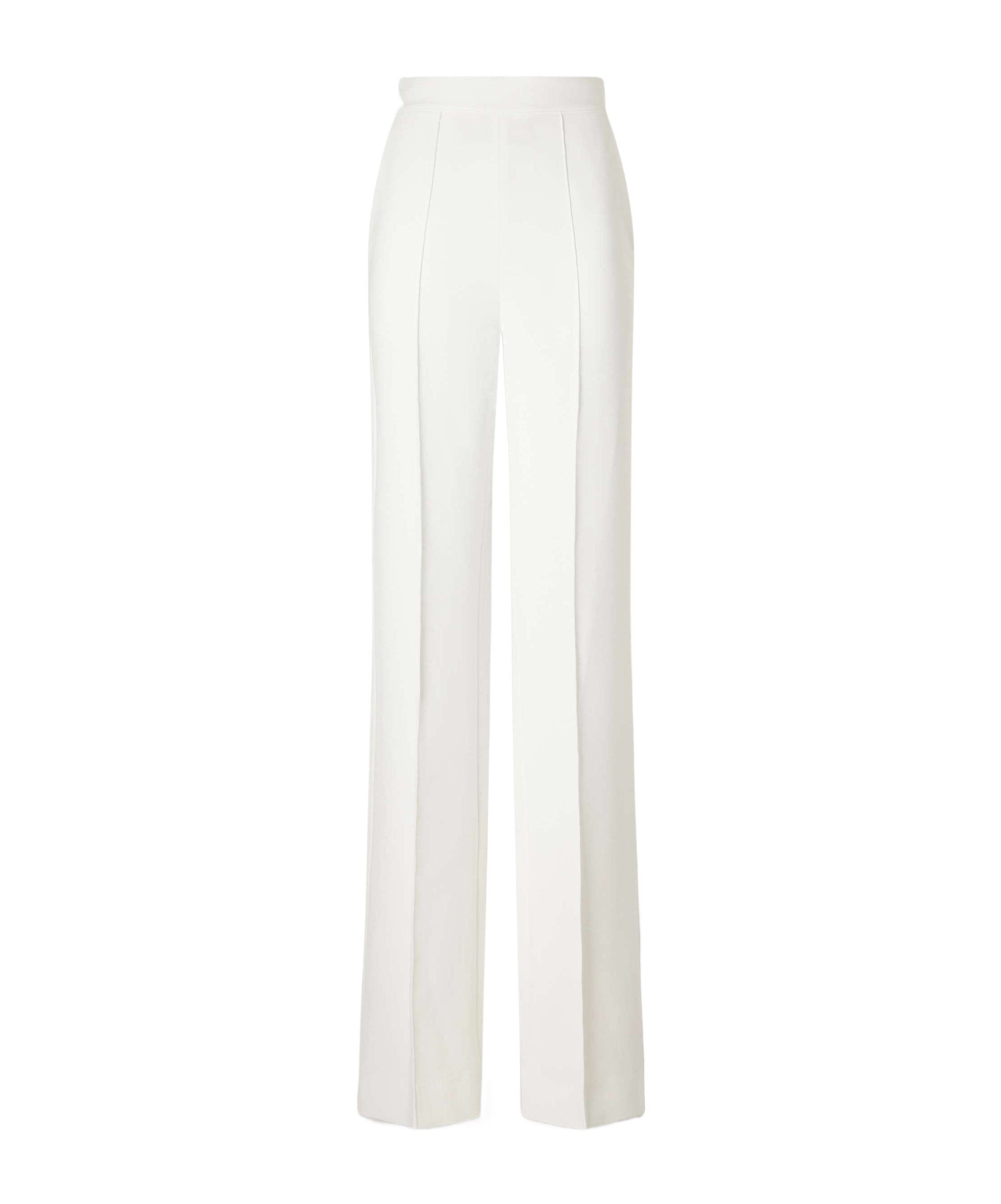 Maticevski Afterword Pleated Cady Straight-leg Pants In White
