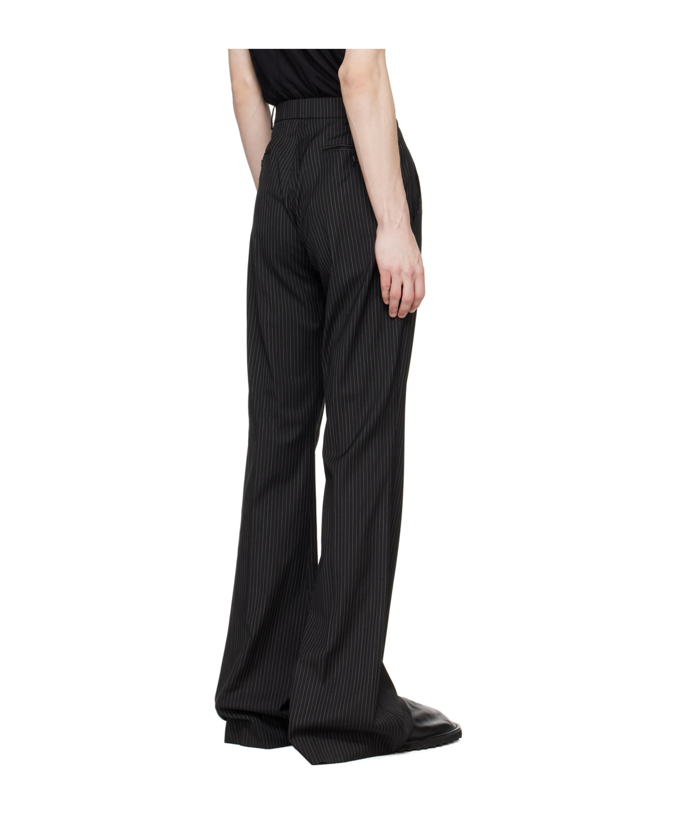 Egonlab Belt-loop Casual Pants In Black
