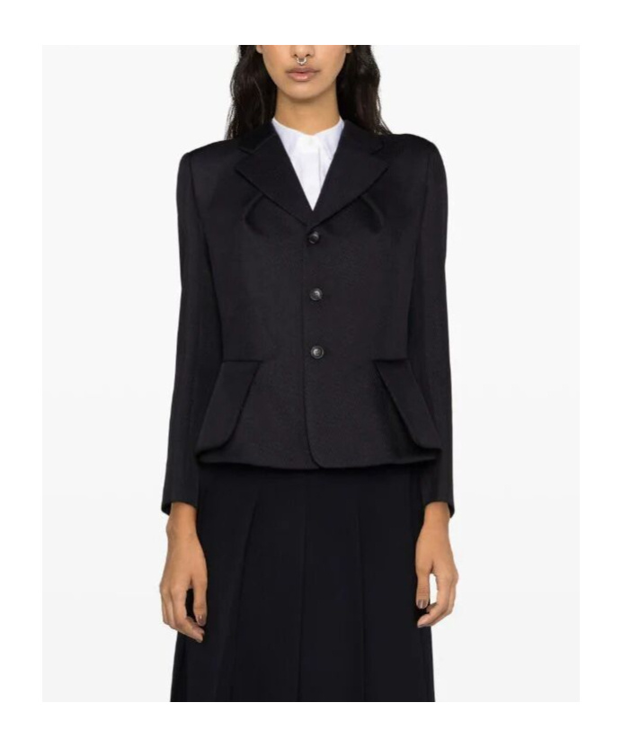 Shop Comme Des Garçons Single-breasted Blazer In Black