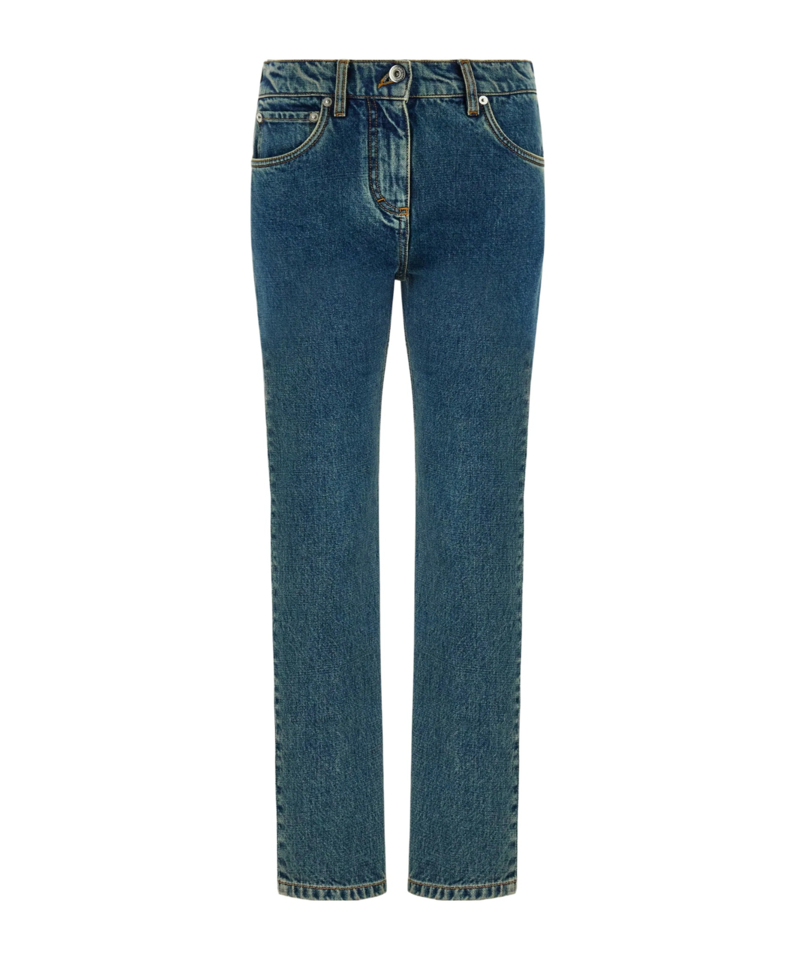 Ferragamo Slim Fit Jeans In Blue