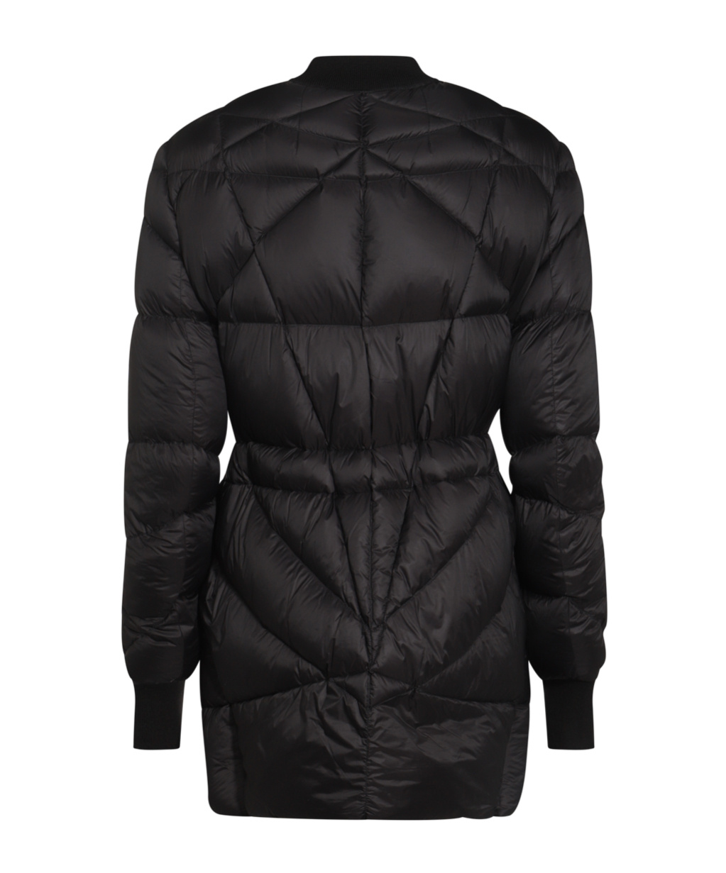 Rick Owens Mens Black Flight Liner Quilted-and-padded Regular-fit Shell-down Jacket In Black