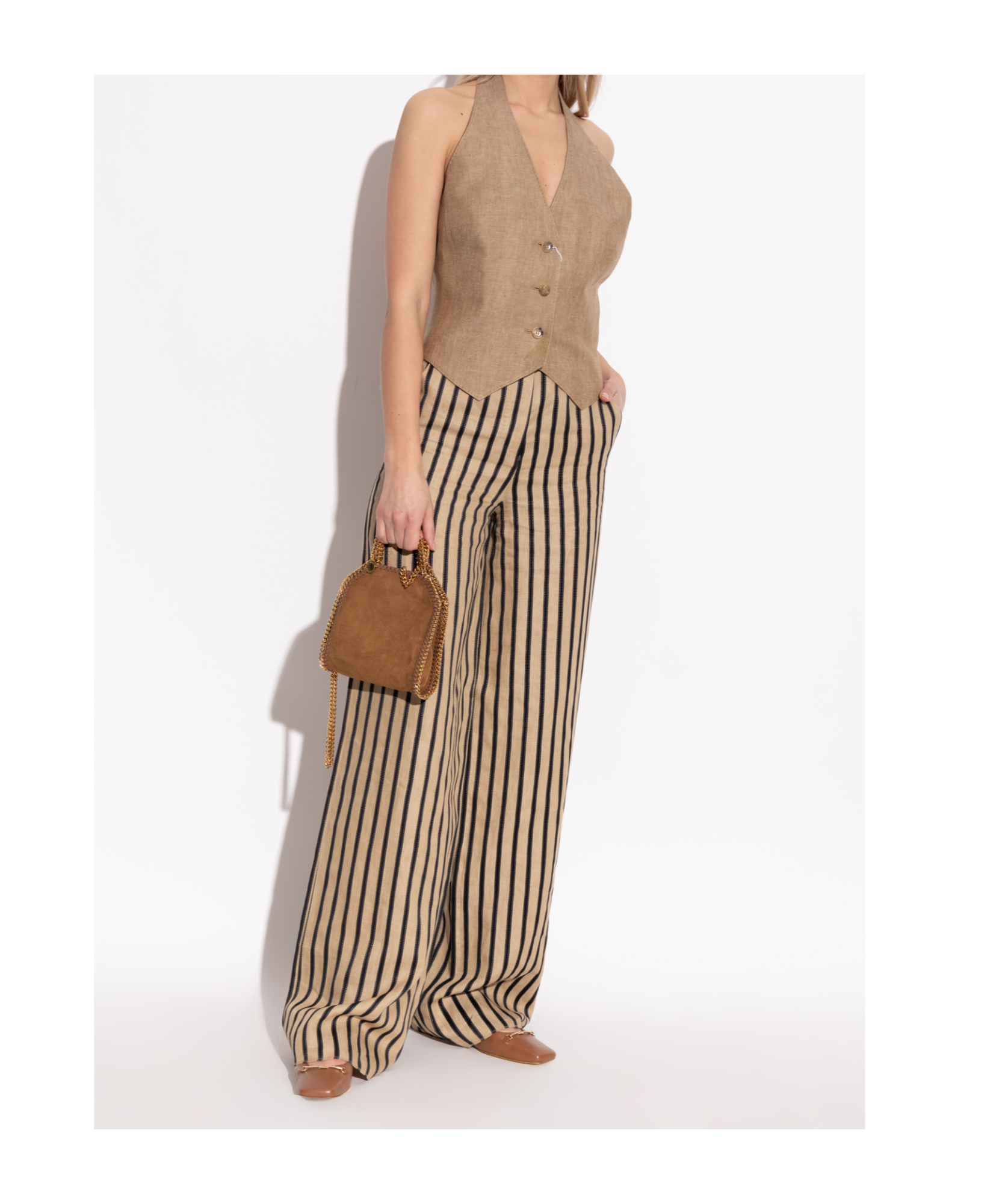 Michael Michael Kors Lena Ballerina Shoes In Brown