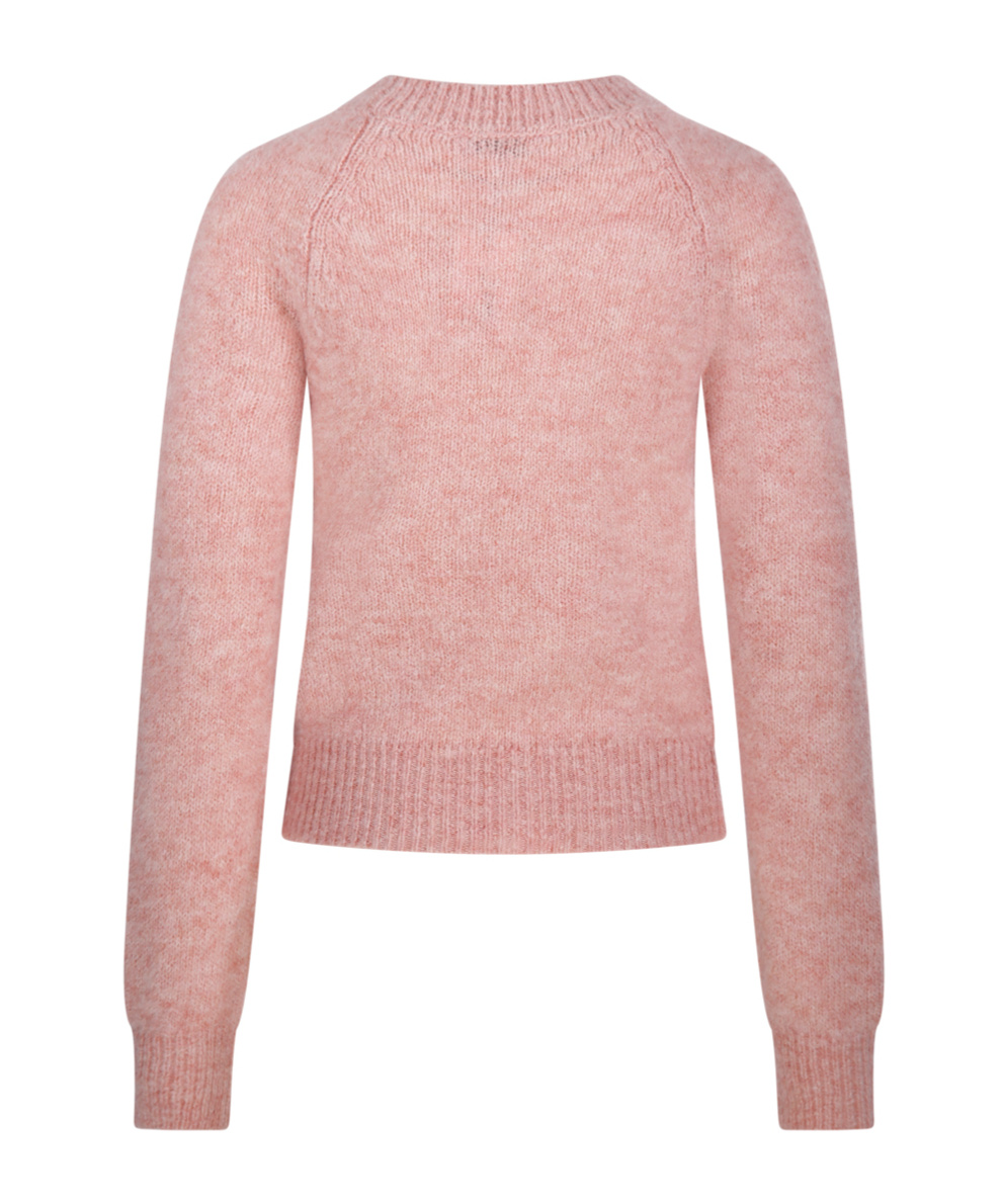 Dries Van Noten Light Pink Crew Neck Sweater In Pink