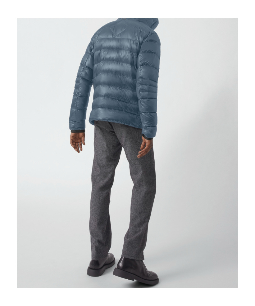 Shop Canada Goose Logo-patch Padded Down Jacket In Blue