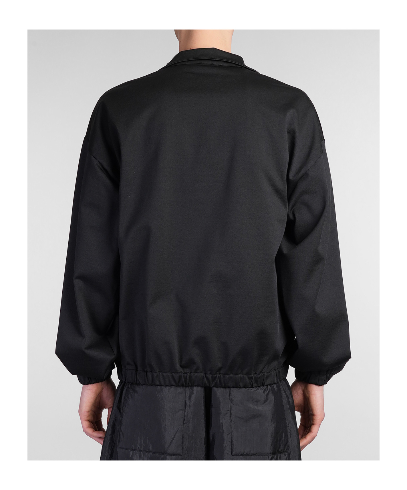 Jil Sander Long-sleeved Casual Jacket In Black