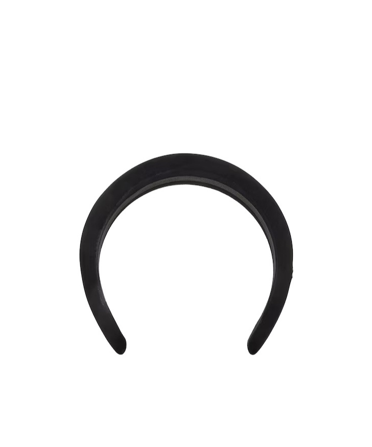 Balenciaga Women's Holli Headband In Black/shiny Silver In Black