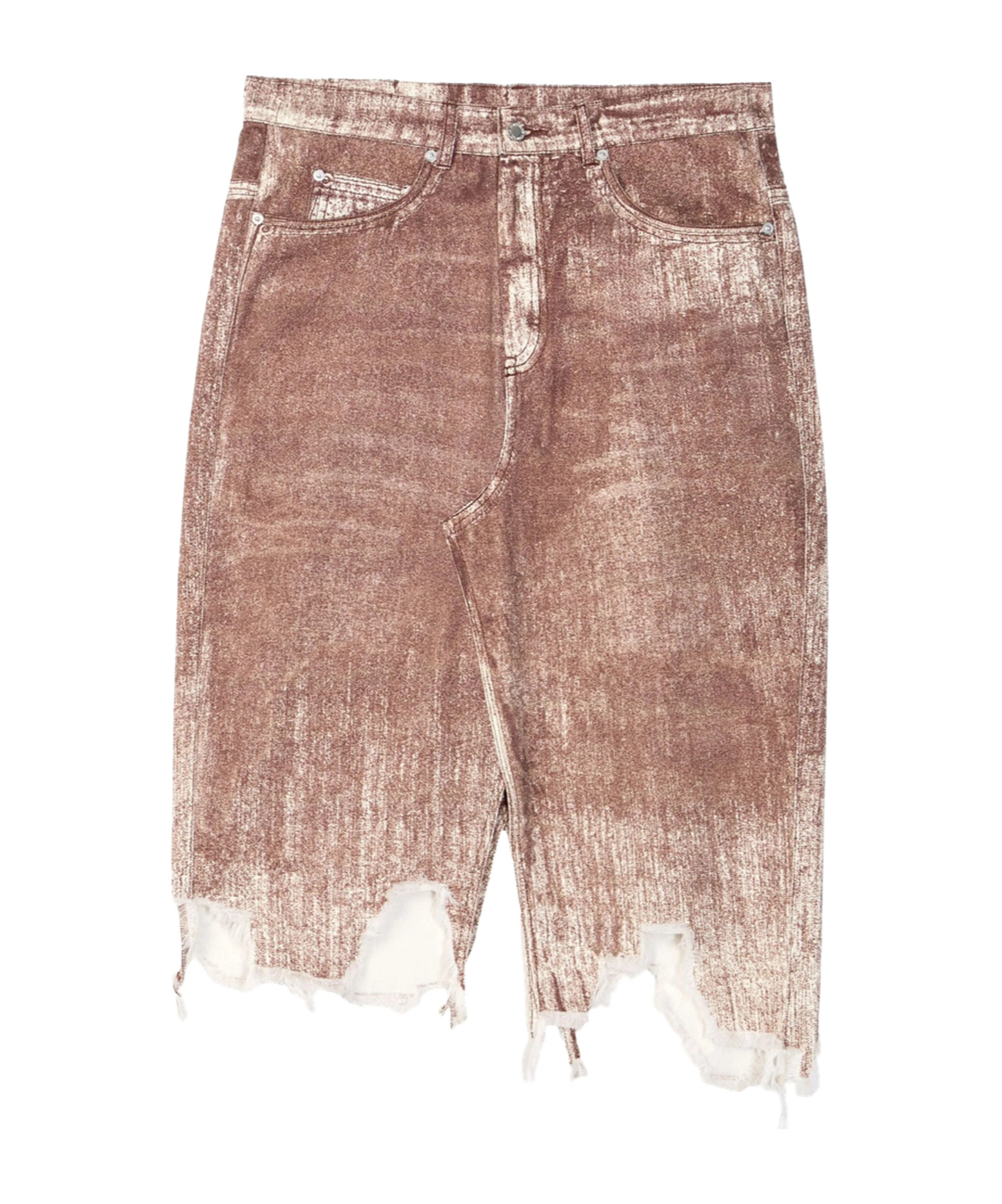 CAMPERLAB DISTRESSED DENIM SKIRT