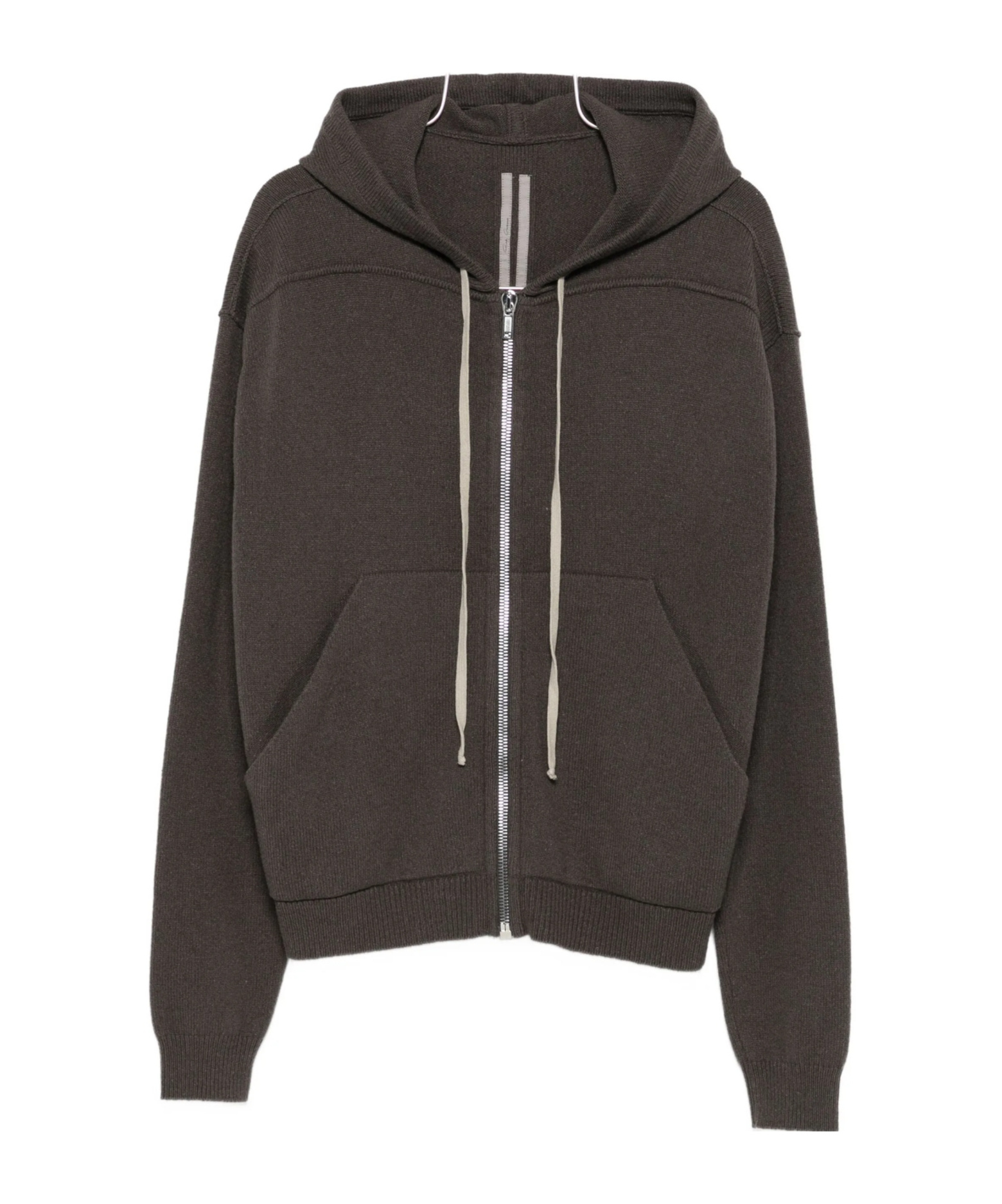 Rick Owens Zipped Hoodie Clothing In Black