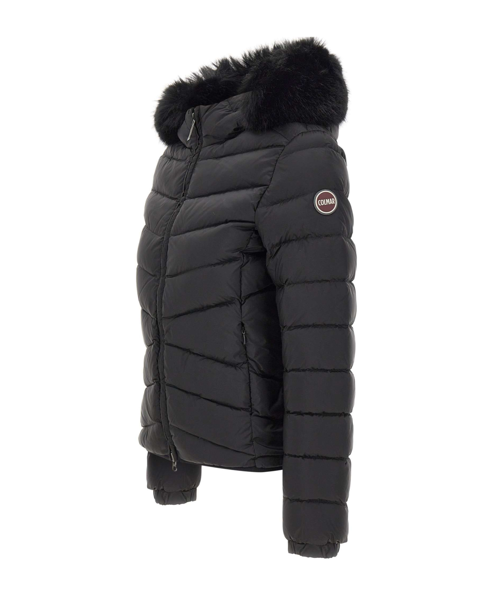 Colmar Originals Quilted Fur-trimmed Down Jacket In Blue