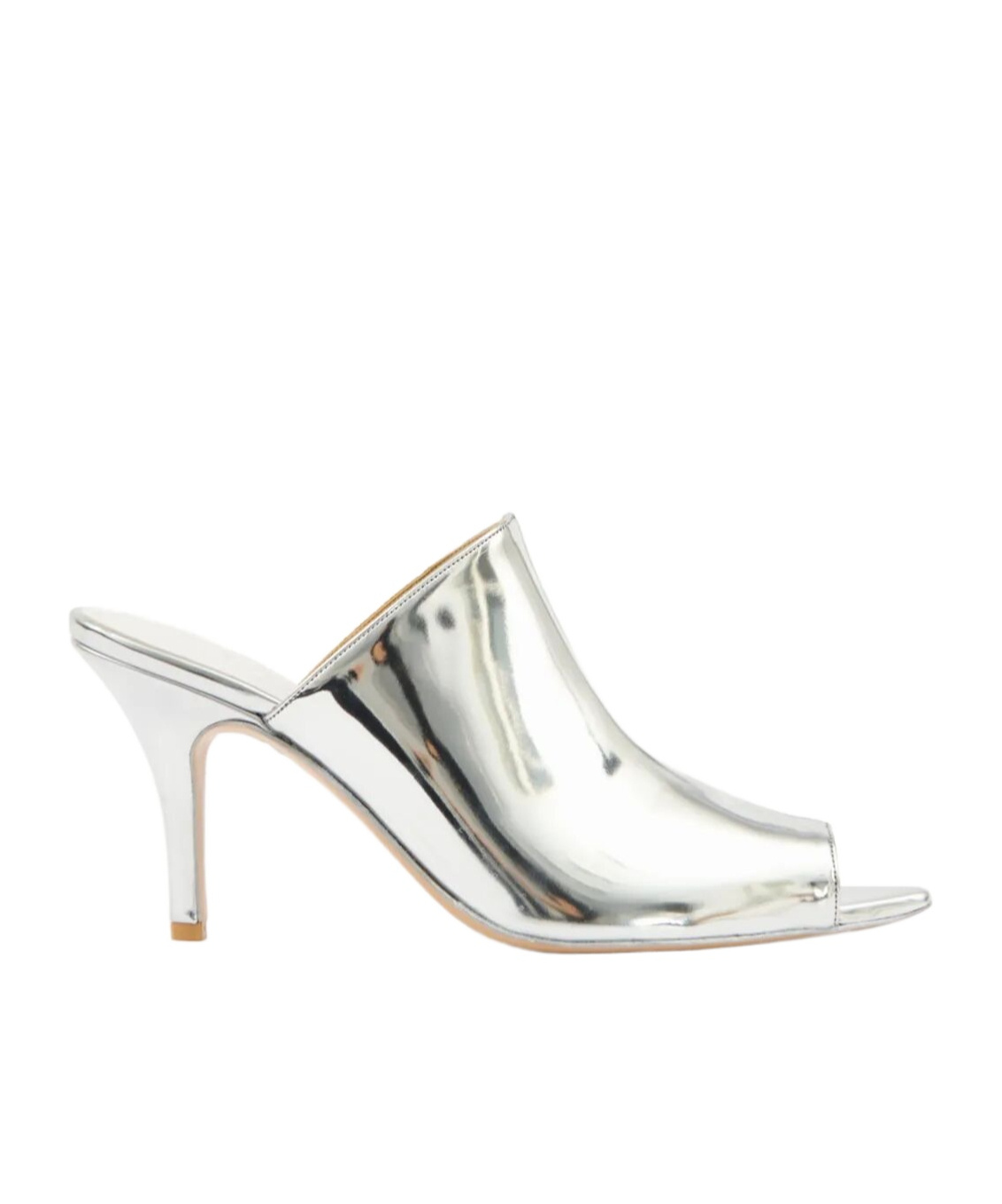 Mm6 Maison Margiela Metallic-effect Mules
