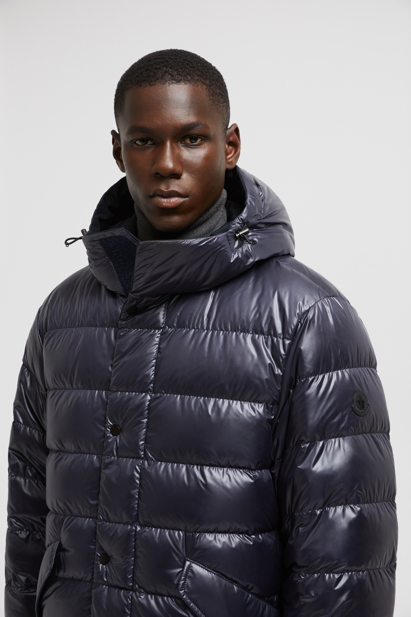 Shop Moncler Fowey Double-sided Down Jacket In Blue