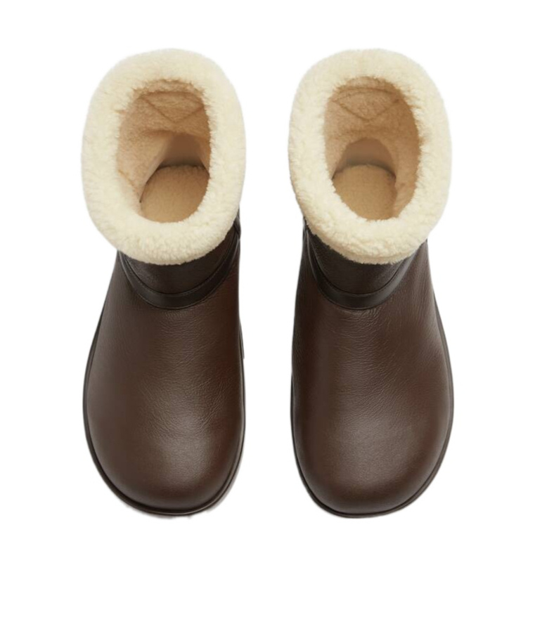 Bottega Veneta Logo Short Boots In Black