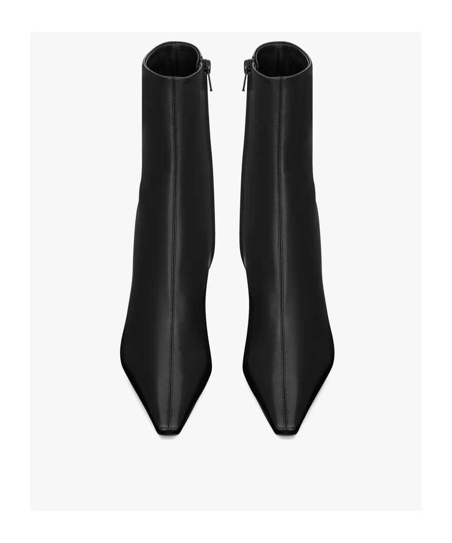 SAINT LAURENT ASHLEY BOOTIES IN SMOOTH LEATHER