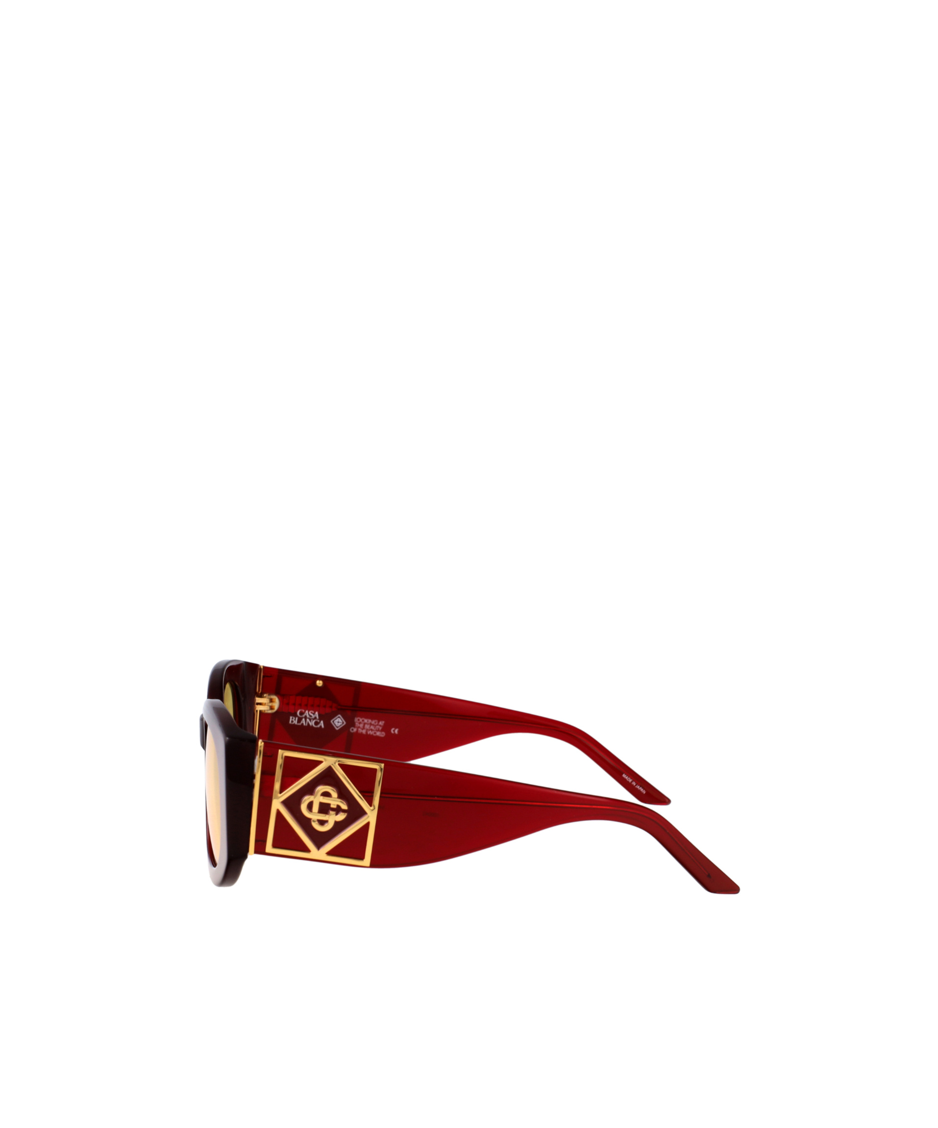 Casablanca Geometric Sunglasses In Red