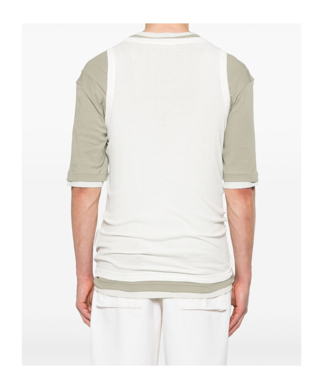 Jil Sander Cotton T-shirt And Tank Top Set In White