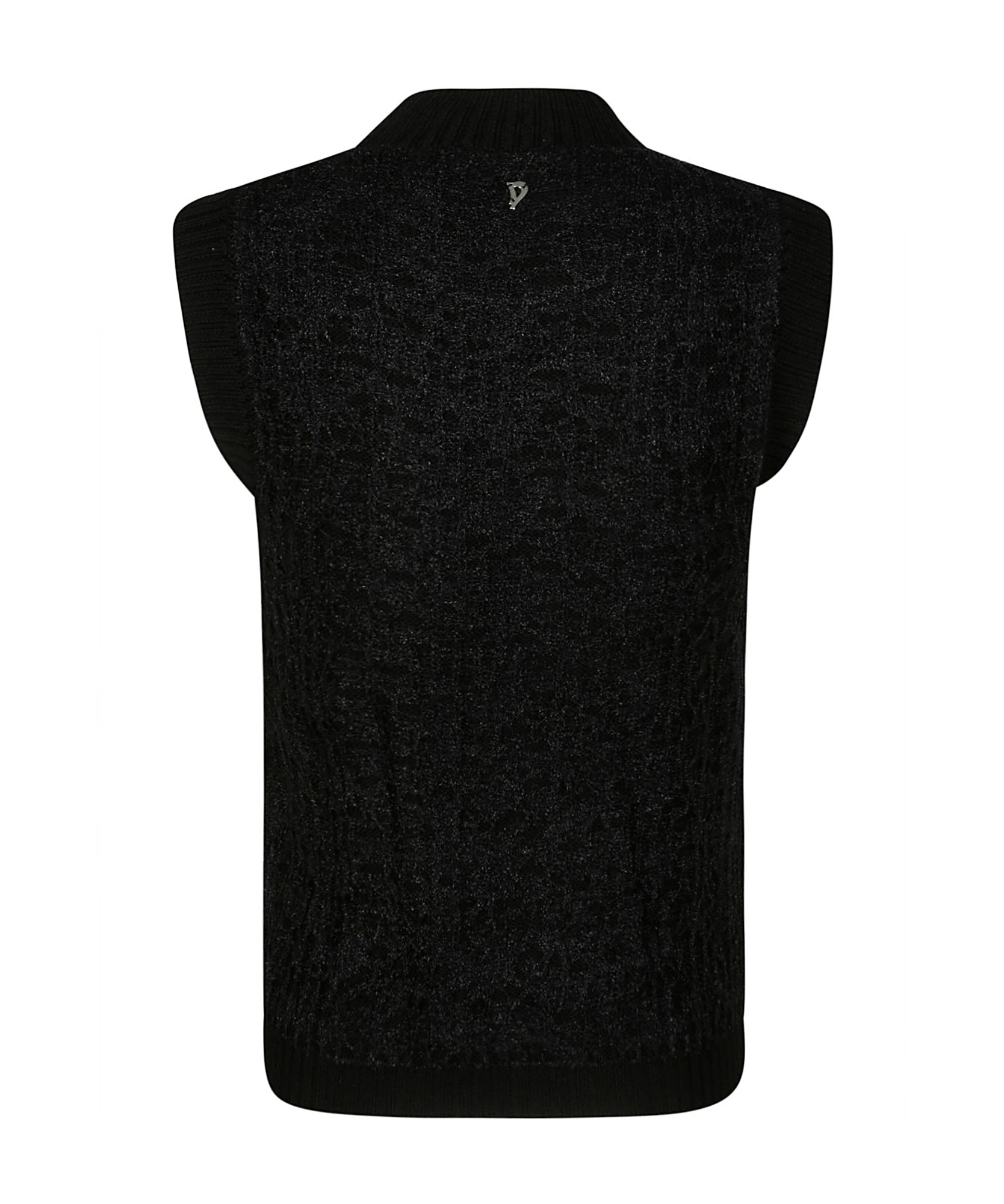 Shop Dondup Stand-neck Sweater In Black