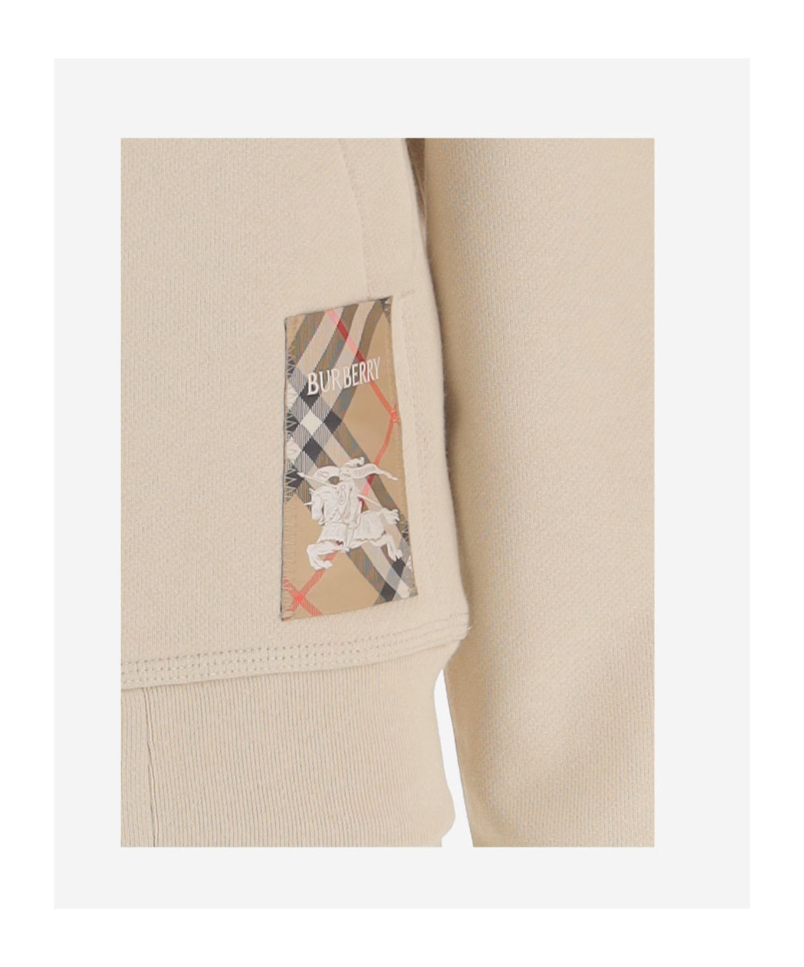 Burberry Long-sleeved Sweatshirt In Brown