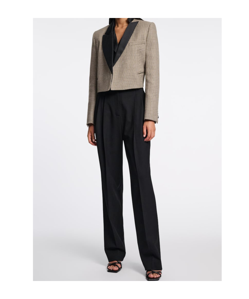 DOROTHEE SCHUMACHER DOROTHEE SCHUMACHER GAPHIC ELEGANCE CROPPED BLAZER