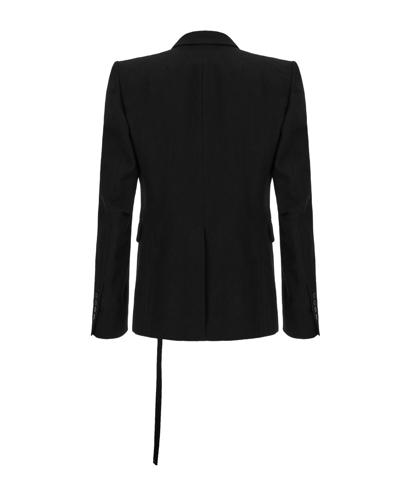 Ann Demeulemeester Long Sleeved Suit Jacket In Black