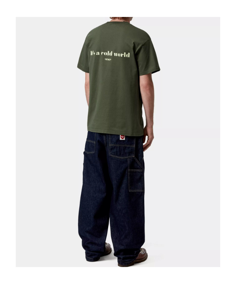 Carhartt Cold World Graphic-print T-shirt In Gray