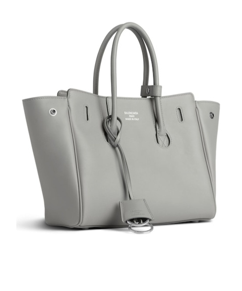 Balenciaga Hampton Mini Shoulder Bag In Gray