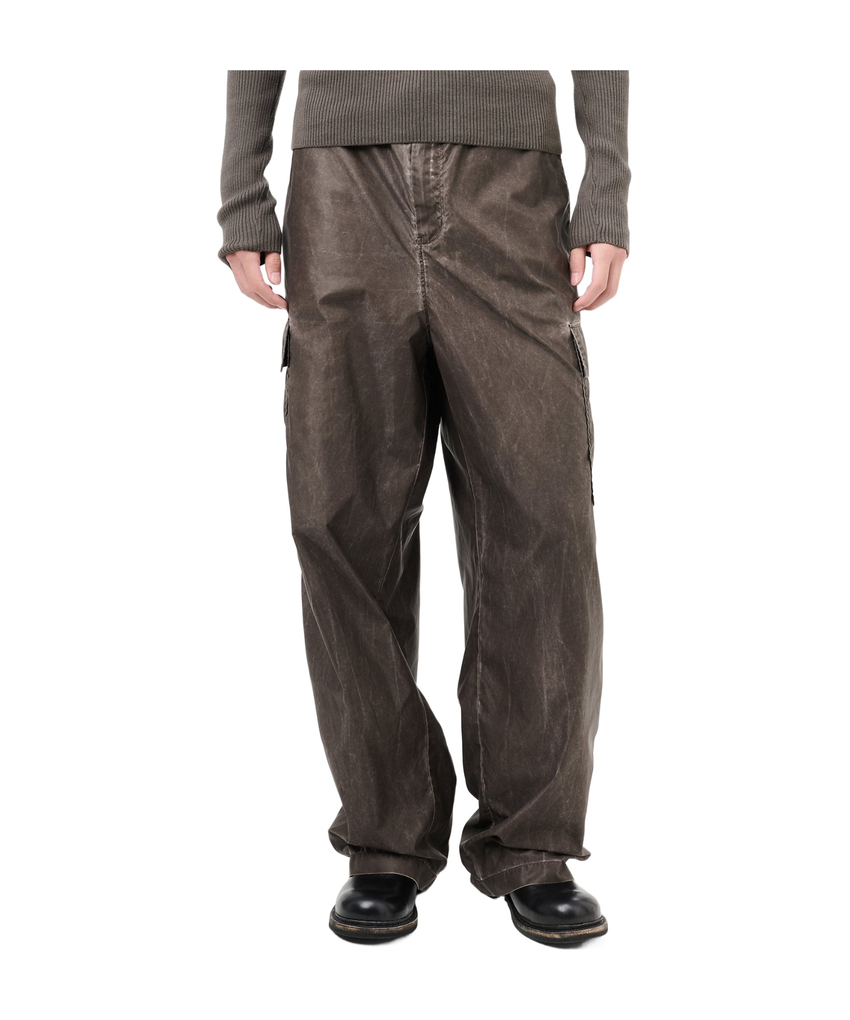 Our Legacy Washed Straight Fit Drawstring Pants In Brown