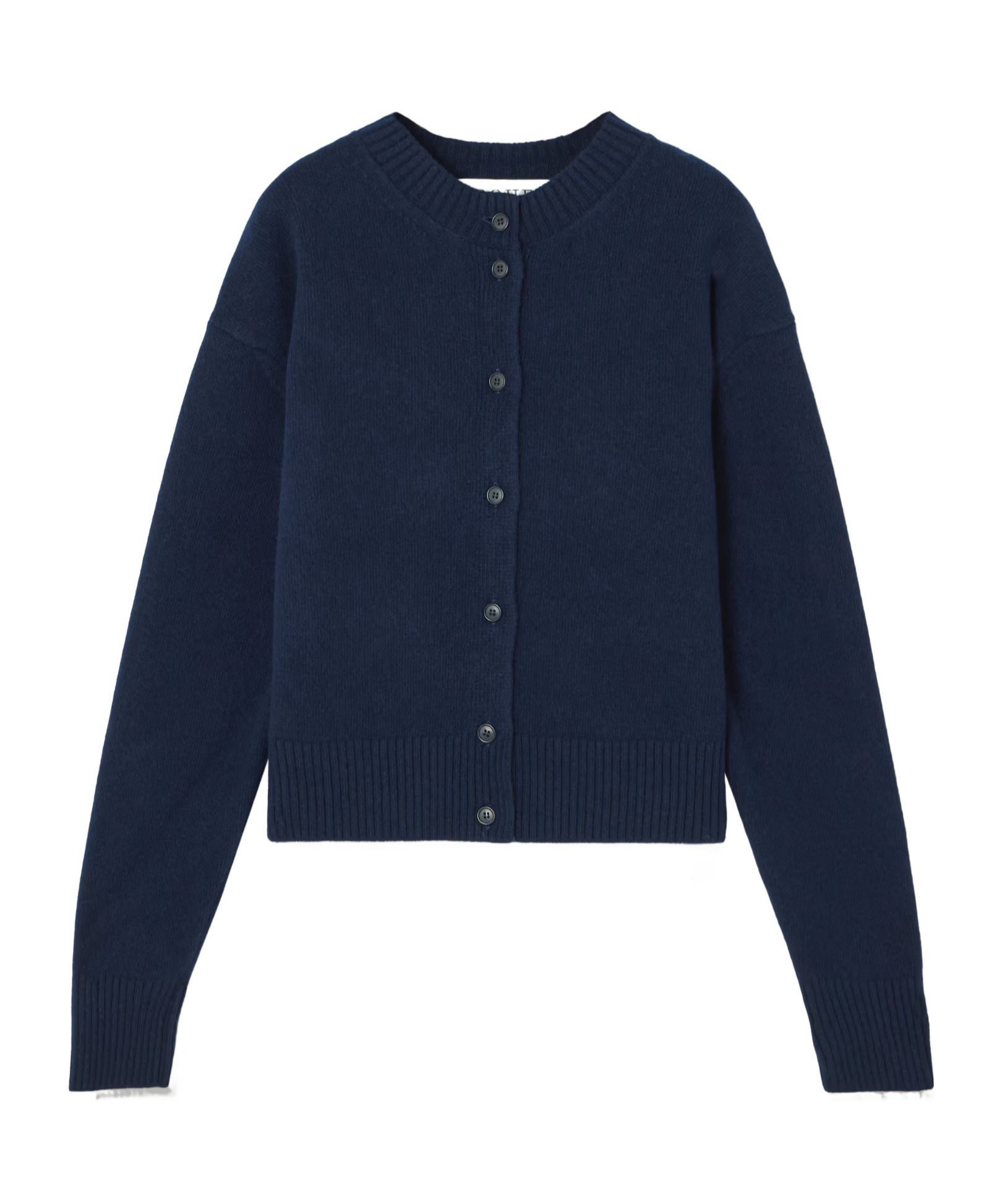 Rohe Ribbed Buttoned Cardigan In Blue