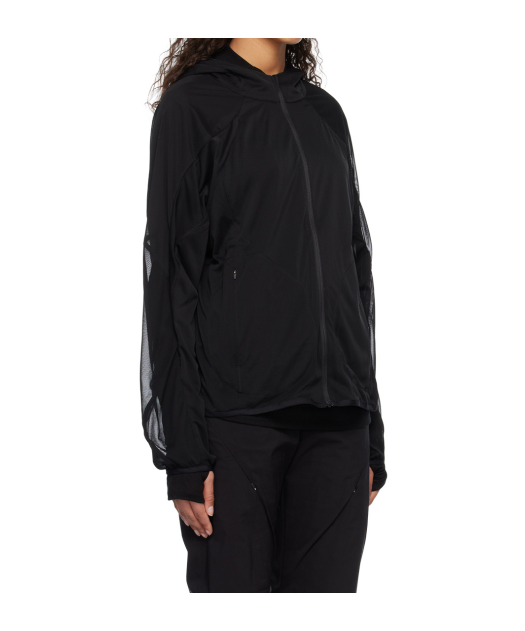 Post Archive Faction (paf) Stitchable Hooded Sweatshirt In Black