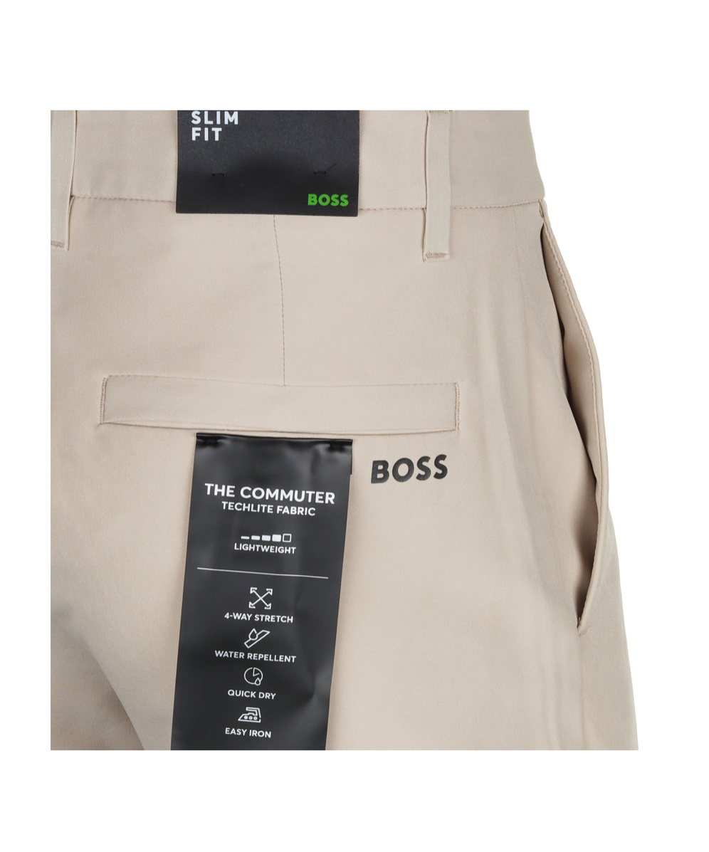 Shop Hugo Boss Tailored Chino Shorts In Nude