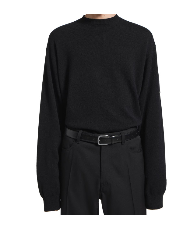 Balenciaga Men's Crewneck Sweater In Black In Black
