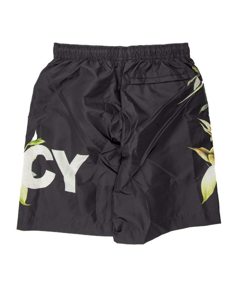 Givenchy Logo Printed Swim Shorts In Black