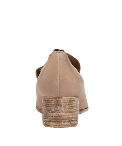 Uma Wang 40mm Square Toe Ballet Flats In Nude