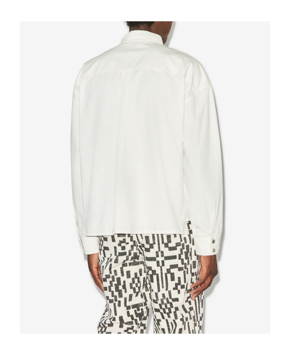 Isabel Marant Terry Shirt In White
