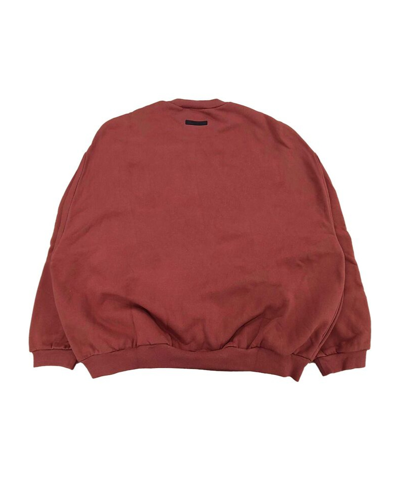 Essentials Slogan Printed Sweatshirt In Brown