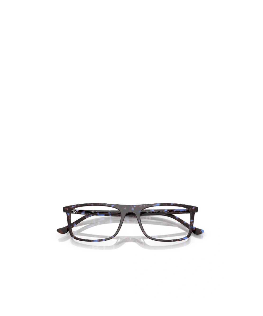 Ray Ban Geometric Frame Plain Mirror In Black