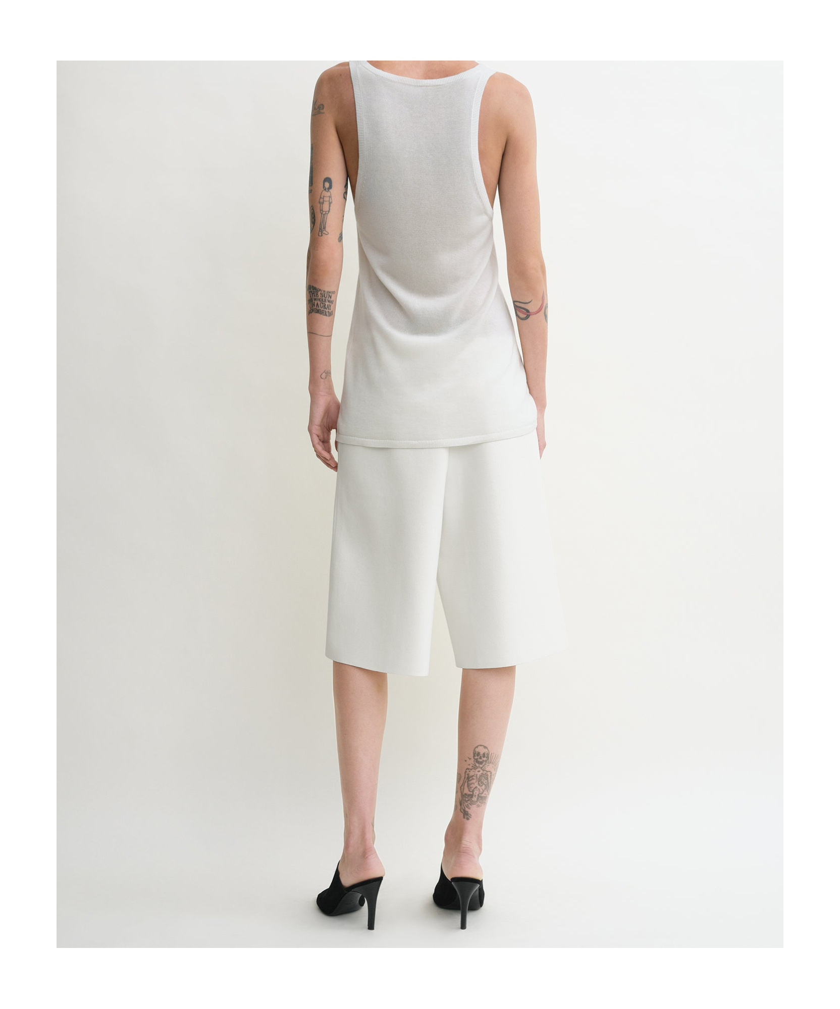 Totême Toteme Knit Shorts In White
