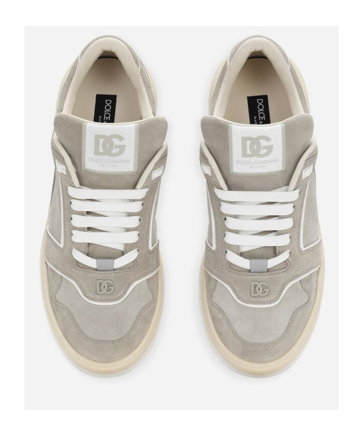 Dolce & Gabbana New Suede Roma Sneakers For Men And In Nude