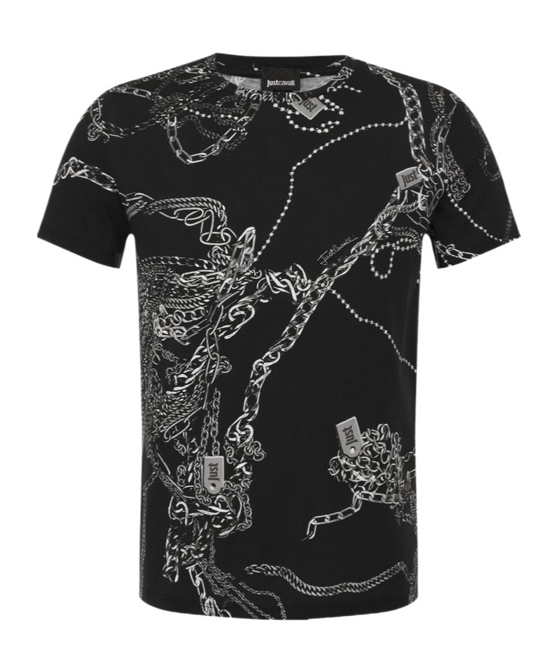 Just Cavalli T Shirt In Black